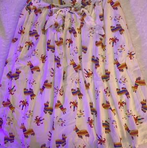 White pinata midi skirt (modcloth)